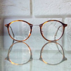 Bardzo lekkie okragle szylkretowe oprawki Ray-Ban RX7073 5588