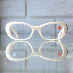 Oprawki Prada białe Ivory z zawijasem jak Prada Baroque 0PR 10QV 54 7S31O1.jpg