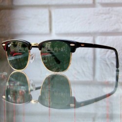 Czarne okulary Ray-Ban Clubmaster - złoty dół RB 3016 W0365.jpg