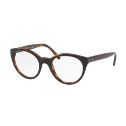 Kocie oprawki z okrągłymi szkłami - szylkretowy środek i czarny front- 0PH2174 51 5260.jpg