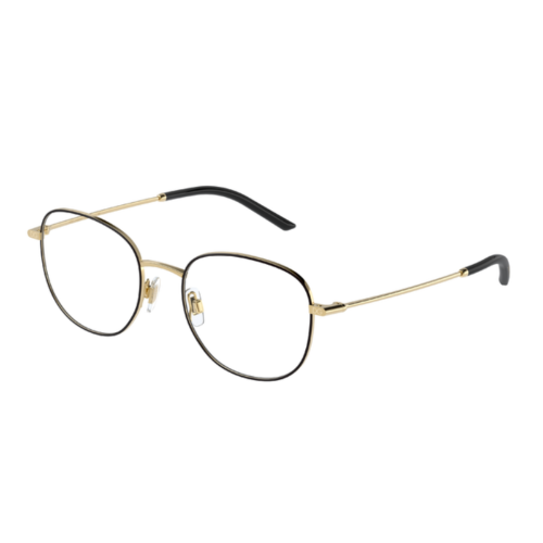 Złoto czarne metalowe okulary unisex Dolce Gabbana DG 1332 1311 5219 145.png