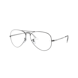 Srebrne aviatory korekcyjne Ray-Ban - okulary pilotki 0RX6489 58 2502.png