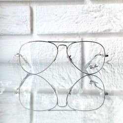 Srebrne pilotki korekcyjne Ray-Ban Aviator Optics RB 6489 2502 5814 140.jpg