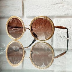 Okrągłe złote okulary przeciwsłoneczne DolceGabbana DG 2179 02-13.jpg