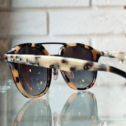 Szylkretowe okulary przeciwsłoneczne Ray-Ban z noskami RB2183 1226-8G- zauszniki w panterkę.jpg