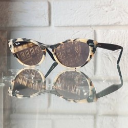 Kocie okulary przeciwsłoneczne Ray-Ban Nina w panterkę RB4314N 1251-39.jpg
