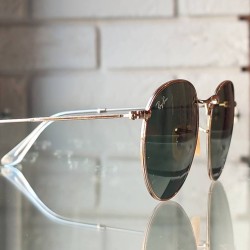 Złote okrągłe okulary Ray-Ban Round Metal RB 3447 001.jpg