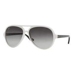 Białe okulary przeciwsłoneczne Ray-Ban Cats 5000 RB 4125 722-32.png