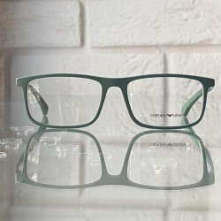 Zielone oprawki Emporio Armani męskie - wojskowa zieleń i czerń EA 3125 5646.jpg