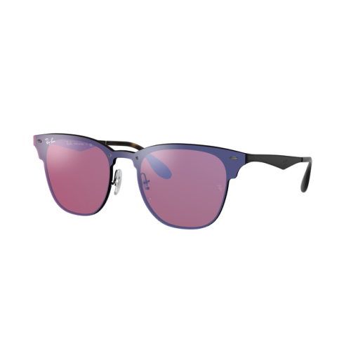 Niebieskie lustrzane okulary Ray-Ban Clubmaster Blaze RB 3576-N 153-7V.png