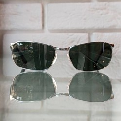 Metalowe okulary Ray-Ban męskie srebrne oprawki RB 3534 004.jpg