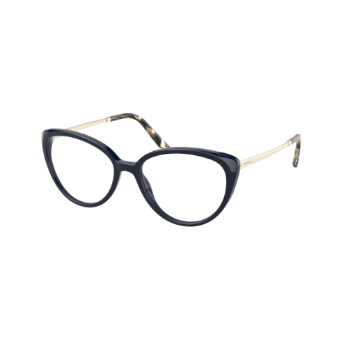 Czarne damskie okulary Prada na drobną twarz VPR 06W VY7-1O1.png