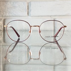 Okrągłe metalowe bordowe oprawki Dolce Gabbana DG1322 1333.jpg