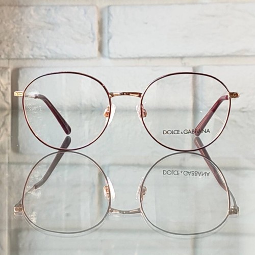 Okrągłe metalowe bordowe oprawki Dolce Gabbana DG1322 1333.jpg