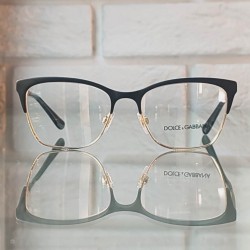 Czarno-złote metalowe okulary korekcyjne Dolce Gabbana DG1310 1311.jpg