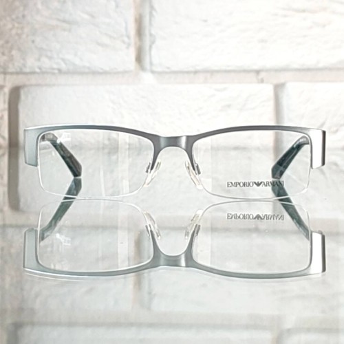 Metalowe okulary na żyłce z szerokimi zausznikami Emporio Armani EA 1018 3055.jpg