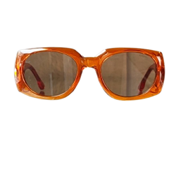 Pomarańczowe masywne okulary przeciwsłoneczne Komono The PJ  Anise KOM-S8401.png