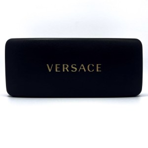 Etui Versace czarne - mniejsze, do okularów korekcyjnych 