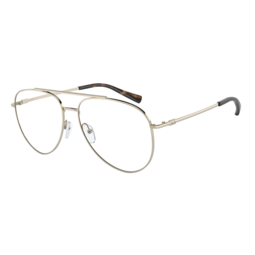 Złote oprawki męskie pilotki Armani Exchange AX 1055 6110.png