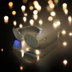 Złote wielokątne okulary Valentino z łańcuszkiem VA 2040 3003_5A.jpg