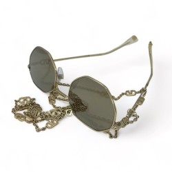 Złote wielokątne okulary Valentino z łańcuszkiem VA2040 3003_5A - 6.jpg