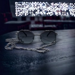 Srebrne wielokątne okulary Valentino z łańcuszkiem VA 2040 3005_11 -6.jpg
