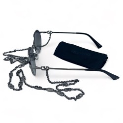 Srebrne wielokątne okulary Valentino z łańcuszkiem VA2040 3005_11 -9.jpg