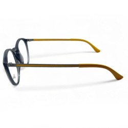 Szare okrągłe oprawki Ray-Ban RB 7132 5722 - żółte zauszniki_4.jpg