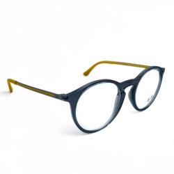 Szare okrągłe oprawki Ray-Ban RB 7132 5722 - żółte zauszniki_5.jpg