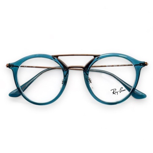 Turkusowe okrągłe oprawki Ray-Ban RB 7097 5632 1.jpg