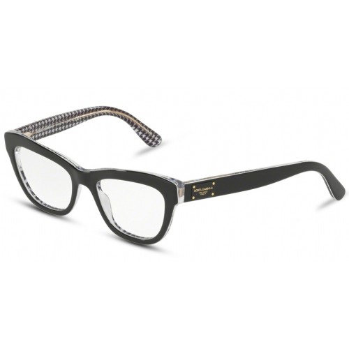 Wzorzyste oprawki w pepitkę Dolce &amp; Gabbana DG 3253 3080 1.jpg