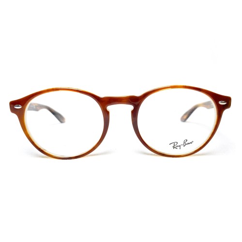 Szersze okrągłe oprawki Ray-Ban z jasnym środkiem - RB 5283 5677.jpg