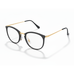 Czarne oprawki Ray-Ban z noskami RB 7140 2000 1.png