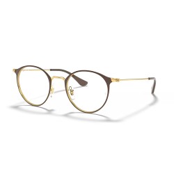 Okrągłe brązowe oprawki Ray-Ban RB 6378 2905 2.jpeg