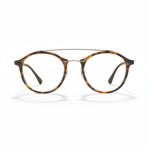 Okrągłe oprawki Ray-Ban LightRay szylkretowe RB 7111 5200.png