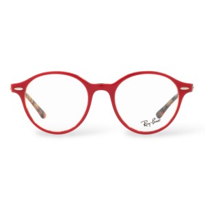 Oprawki Ray-BanⓇ Dean RB 7118 5714 48/19 145 - okrągłe, czerwone + szylkretowe