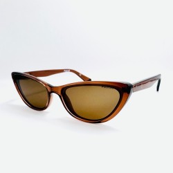 Przezroczyste brązowe kocie okulary z polaryzacją Polaroid PLD 6142S 09QSP-2.jpg