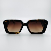 Grube prostokątne okulary Carolina Lemke Renata CL 9554 02 51-19-145
