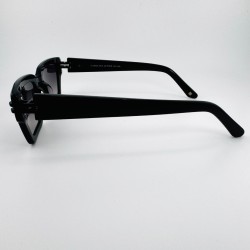Czarne trapezowe okulary Carolina Lemke Kairee CL 9512 02 6.jpg