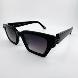 Czarne trapezowe okulary Carolina Lemke Kairee CL 9512 02 4.jpg