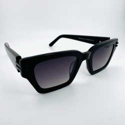 Czarne trapezowe okulary Carolina Lemke Kairee CL 9512 02 2.jpg