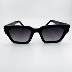 Czarne trapezowe okulary Carolina Lemke Kairee CL 9512 02 1.jpg