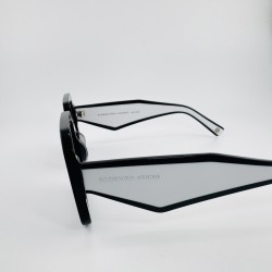 Grube prostokątne okulary Carolina Lemke Renata CL 9554 01 3.jpg