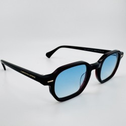 Burgundowe wielokątne okulary Carolina Lemke CL 9414 05 1.jpg