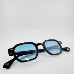 Burgundowe wielokątne okulary Carolina Lemke CL 9414 05 4.jpg
