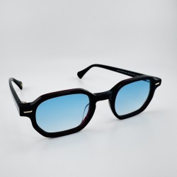 Burgundowe wielokątne okulary Carolina Lemke CL 9414 05 5.jpg