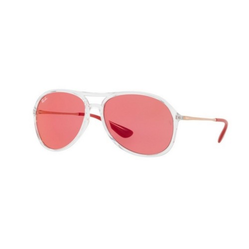 Przezroczyste okulary Ray-Ban Alex z czerwonymi szklami 0RB4201 6293-c8.png
