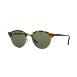 Okrągłe okulary Ray-Ban® Clubround Fleck z górą w cętki RB 4246 1157