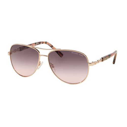 Okulary damskie aviatory fioletowe - rozowe zloto MK5014 10265M