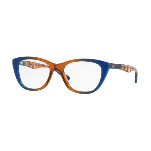 szerokie dwukolorowe kocie oprawki Ray-Ban 0RX5322 53 5488